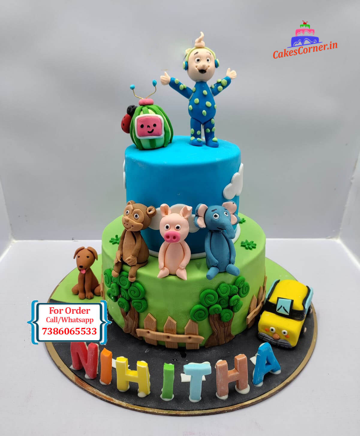 Cocomelon themed birthday cake 🍈🍉🎂 . . . #fyp #birthdaycake #cocome... |  TikTok