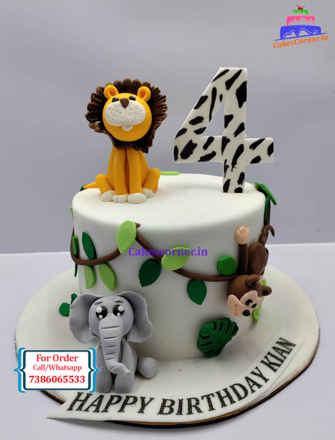 Animal Cake Cakescorner.in