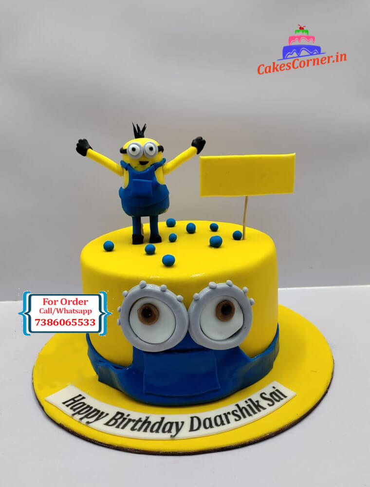 Minion Theme Cake
