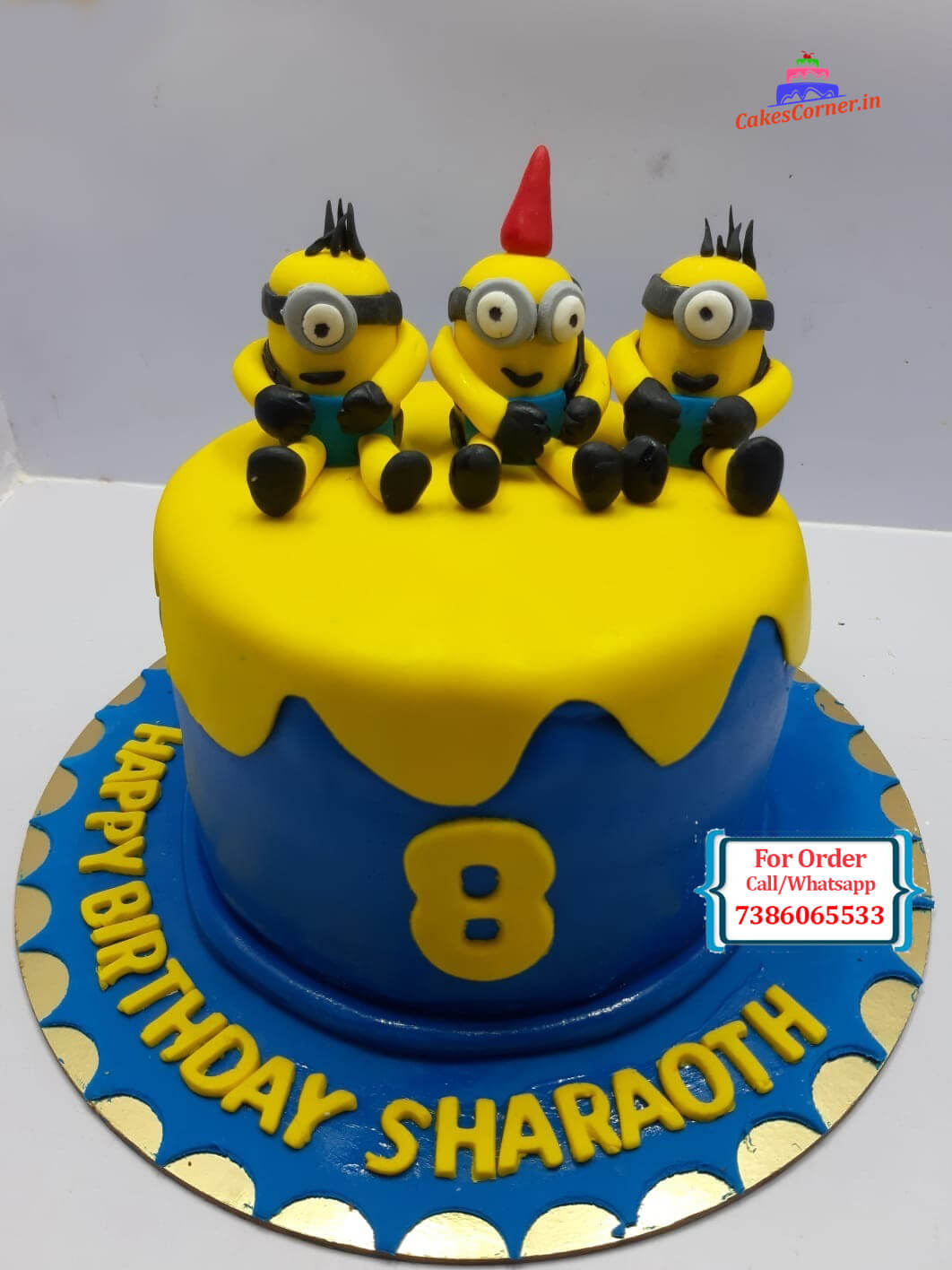 Minion Theme Cake