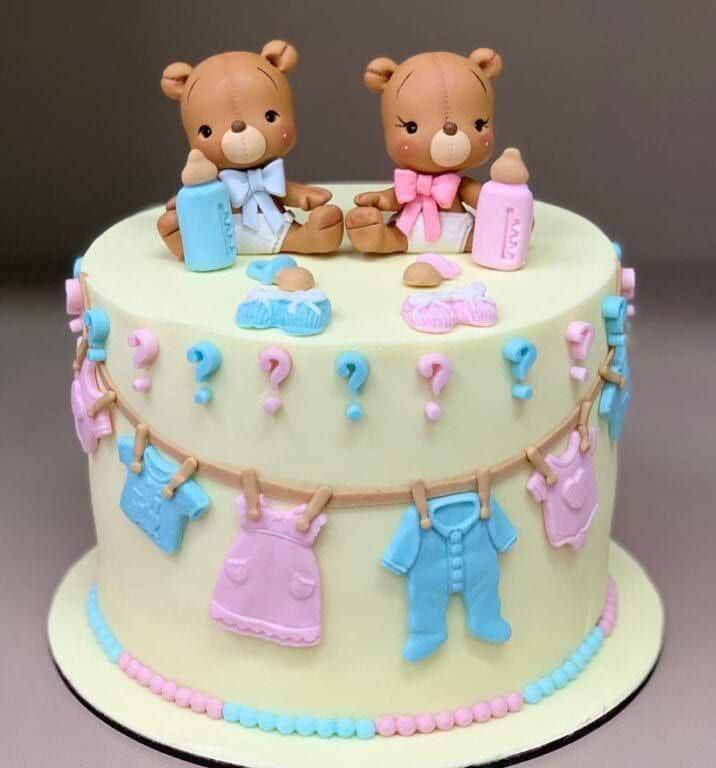 Baby Shower Theme Cake 01