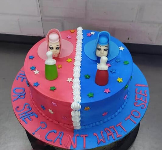 Baby Shower Theme Cake