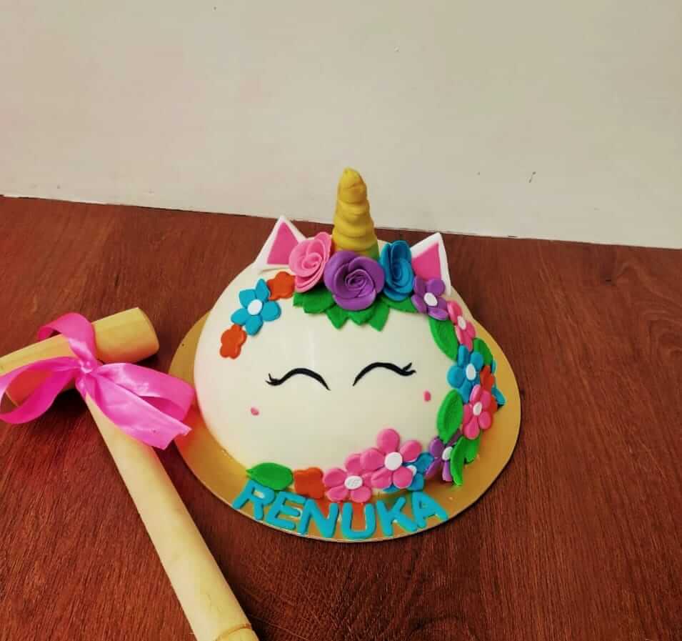 Unicorn Pinata Cake