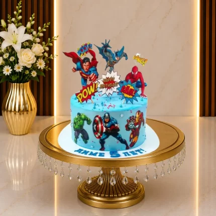 Avengers Theme Cake