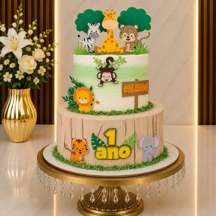 Jungle Theme Cake