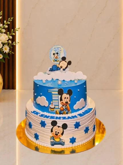 Mickey Mouse Theme Cake