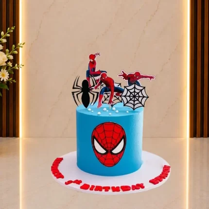 Spiderman Theme Cake