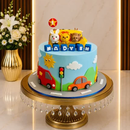 Traffic Theme Cake
