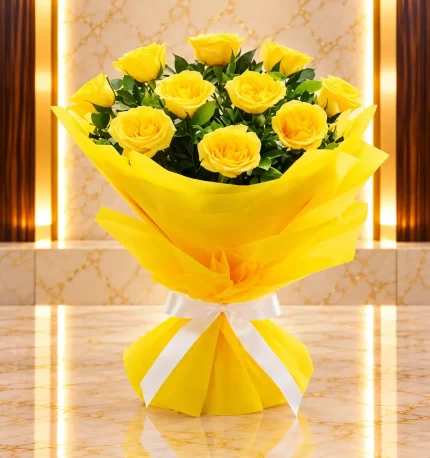 Yellow Rose Bouquet