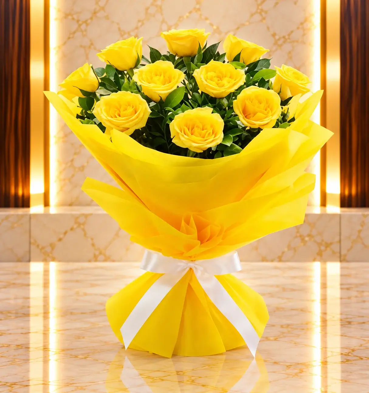 Yellow Rose Bouquet